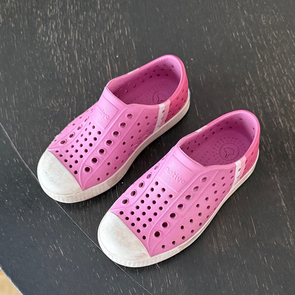 Native shoes girl size 10